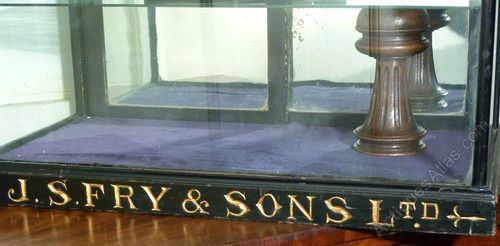 fig 1. Fry’s Chocolate Sweet Shop Display Cabinet Shop Display