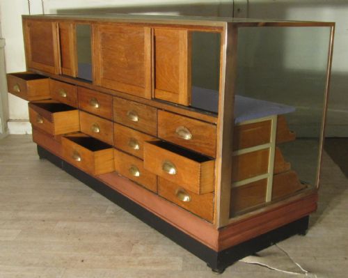 fig 2. Art Deco Haberdashery Shop Counter, Shop Display