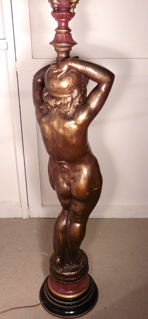 fig 2. A Large Magnificent French Bronze Blackamoor Candelabra