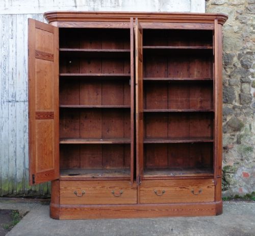 fig 2. Victorian Pitch Pine Housekeepers Cupboard