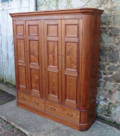 fig 4. Victorian Pitch Pine Housekeepers Cupboard