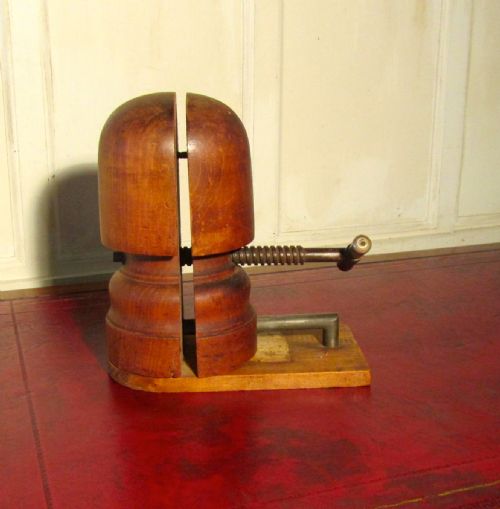 fig 2. French Victorian Milliners Hat Stretcher,