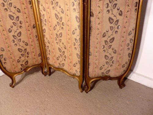 fig 2. French Upholstered Rococo Dressing Screen