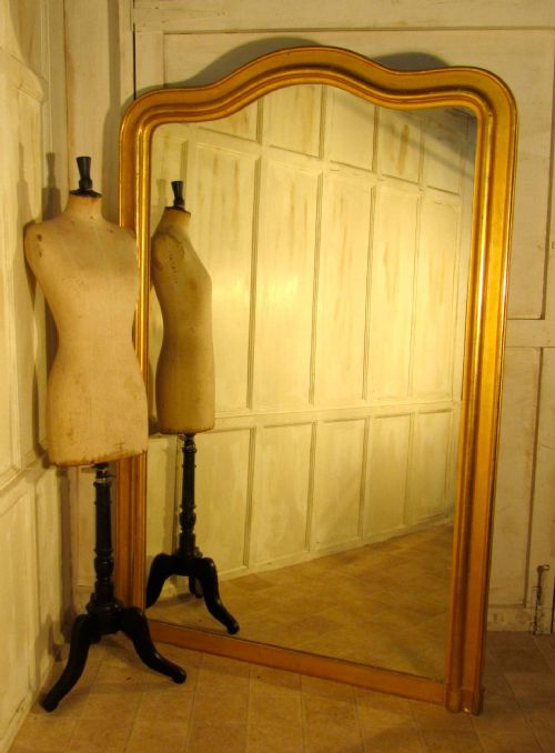 6ft Tall French 19th Century Louis Philippe Wall Mirror