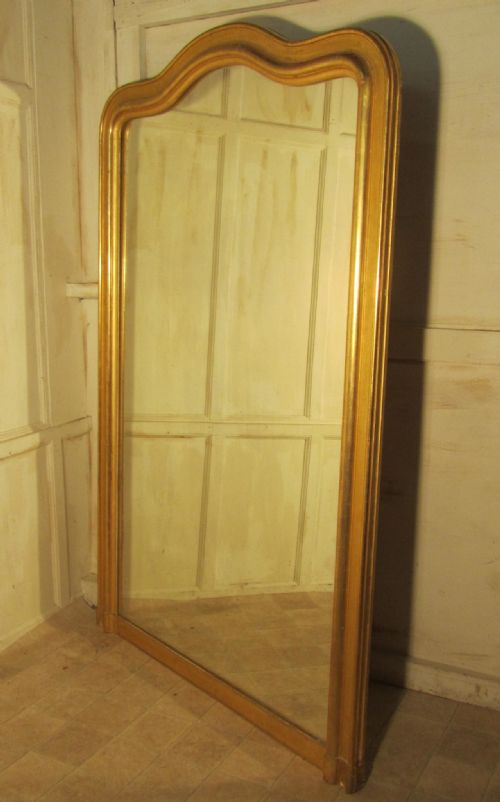 fig 2. 6ft Tall French 19th Century Louis Philippe Wall Mirror