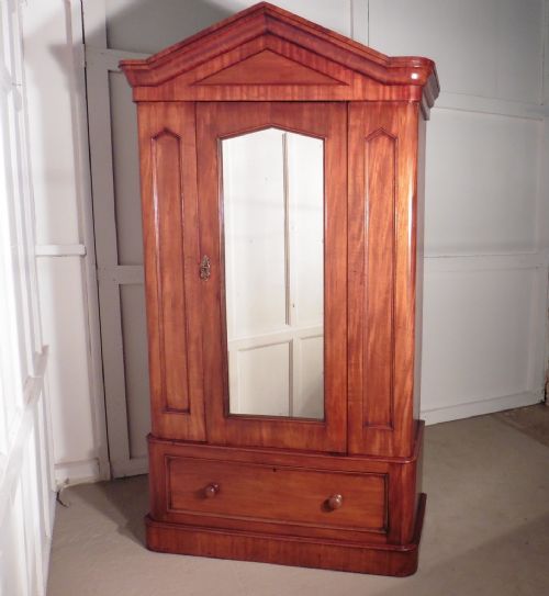 Victorian Mahogany Single Wardrobe