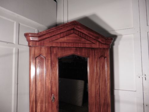 fig 1. Victorian Mahogany Single Wardrobe