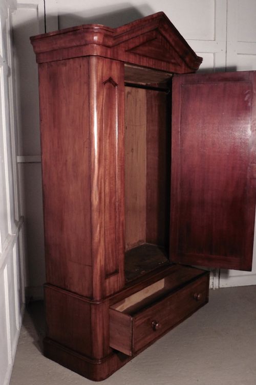 fig 2. Victorian Mahogany Single Wardrobe