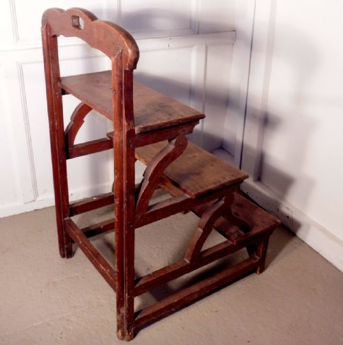 fig 2. French Rustic Pine Shop Steps