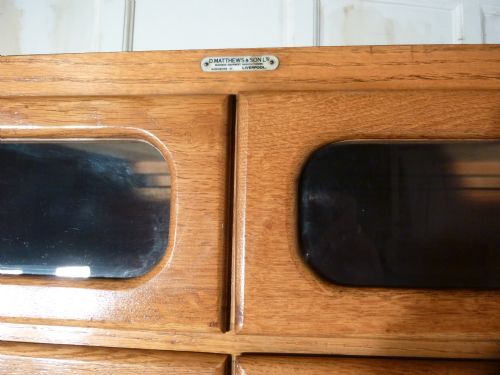 fig 2. A Pair of Vintage Art Deco Haberdashery Cabinets,Shop Fittings