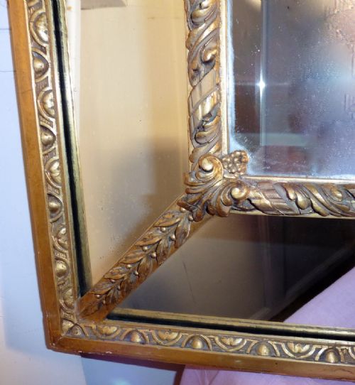 fig 1. Gilded Brass Cushion Mirror