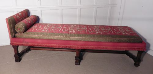 fig 1. Charming 19th Century French Chaise Longue or Day Bed