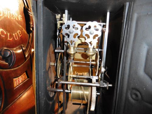fig 3. French Long Case or Pine Grandfather Clock