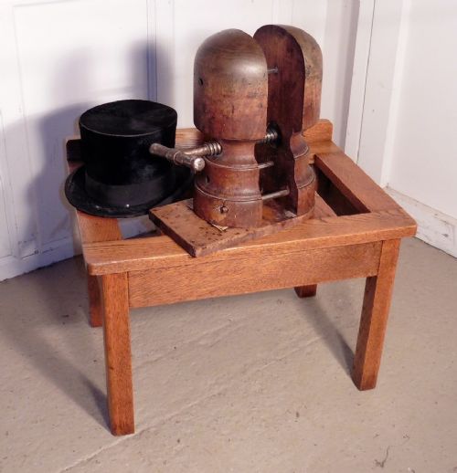 fig 1. Victorian Milliners Hat Stretcher, shop Display
