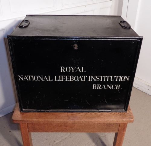 fig 1. A Royal National Lifeboat Institution Deed Box
