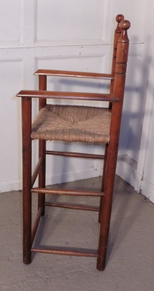 fig 1. Country Beech Childs High Dining Chair