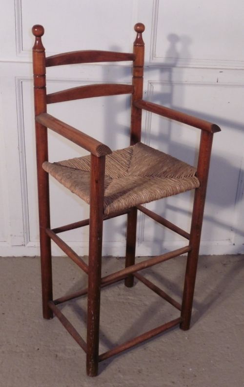fig 2. Country Beech Childs High Dining Chair