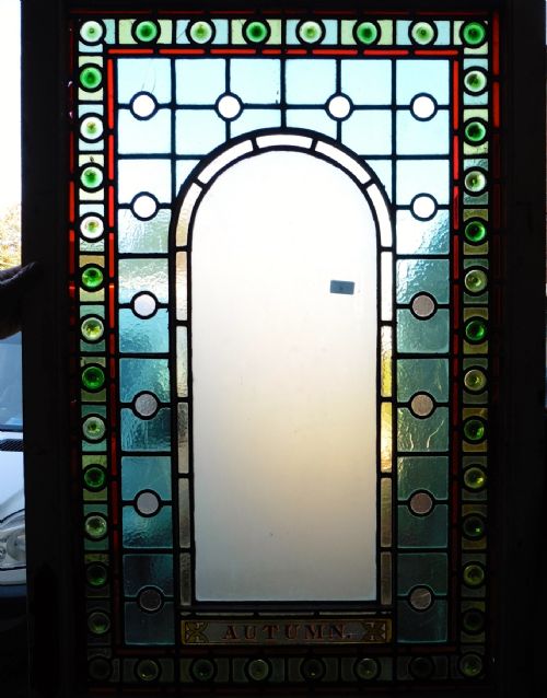 fig 3. 3 Victorian Stained Glass Panel Doors