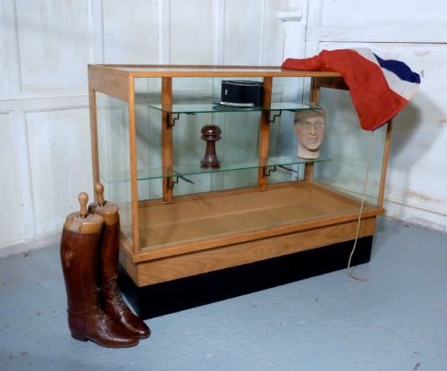 Small Vintage Art Deco Haberdashery Shop Counter, Shop Display