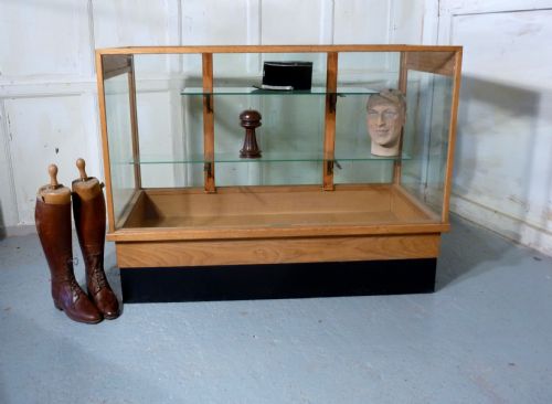 fig 1. Small Vintage Art Deco Haberdashery Shop Counter, Shop Display