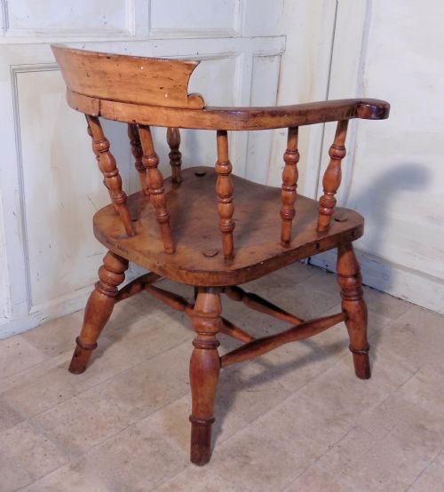 fig 2. Elm Smokers Bow Office or Desk Chair