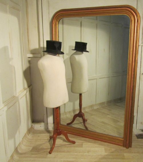 6ft Tall French 19th Century Louis Philippe Wall Mirror