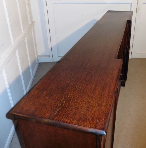 fig 3. A Very Large Victorian Barristers 4 Door, Break Front Oak Bookcase