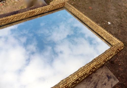 fig 2. 9ft Long, Very Large Victorian Gold Wall Mirror