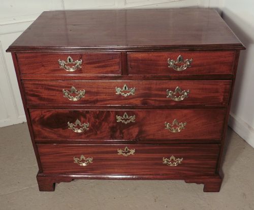fig 2. Georgian Flame Mahogany Chest of Drawers