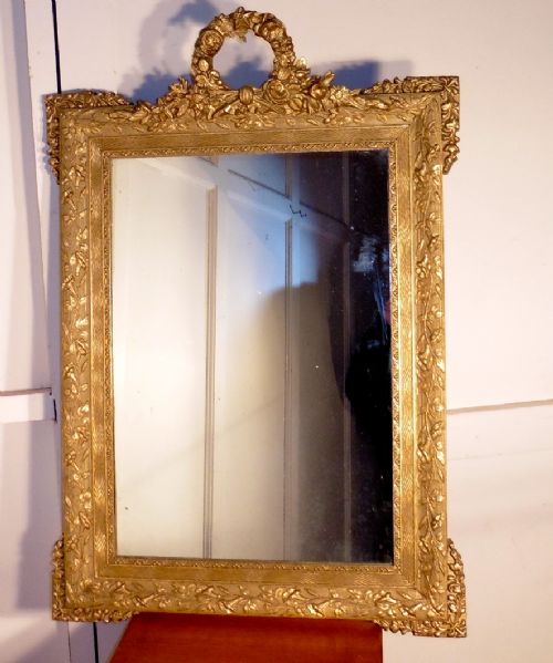 fig 3. French Shabby Gilt Wall Mirror