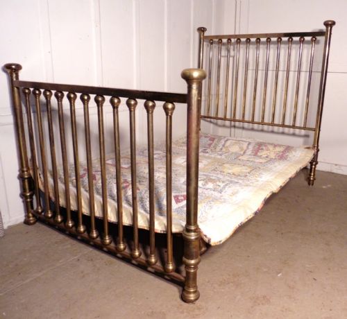 Superb Victorian Brass Double Bed