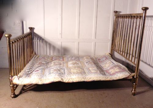 fig 2. Superb Victorian Brass Double Bed