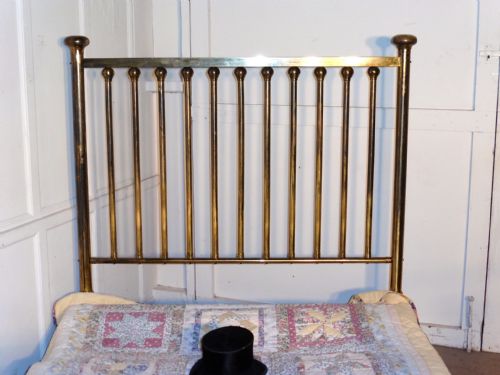 fig 3. Superb Victorian Brass Double Bed