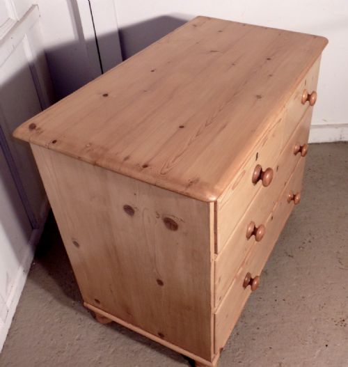 fig 2. Victorian Stripped Pine Chest of Drawers
