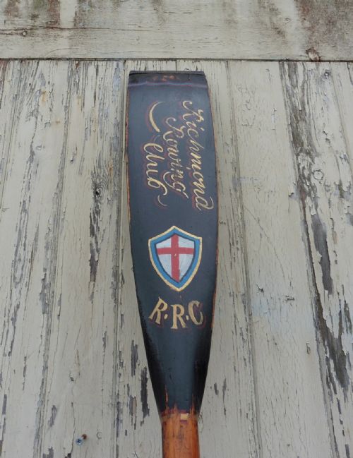 fig 1. Richmond Rowing Club Trophy Sculling Oar,