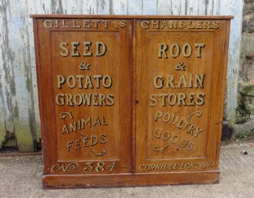 Victorian Painted Cupboard, Gillett’s London