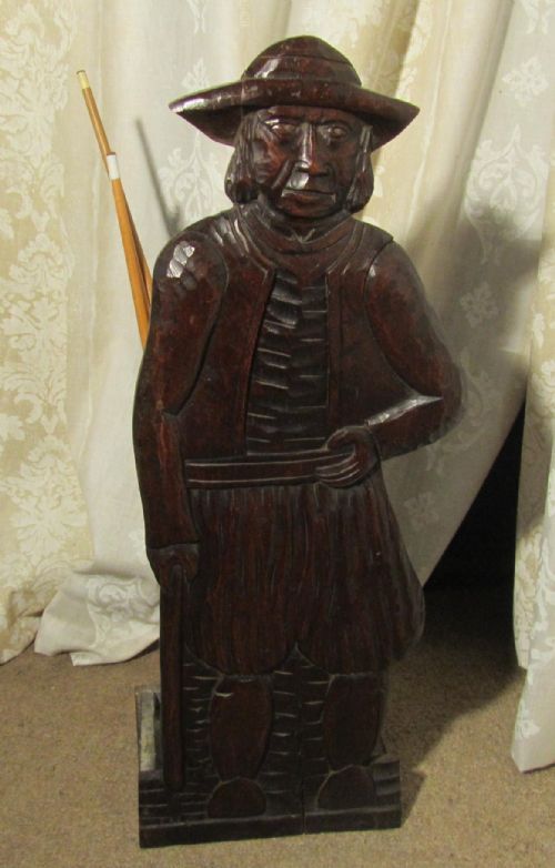 A Breton Carved Oak Umbrella or Stick Stand