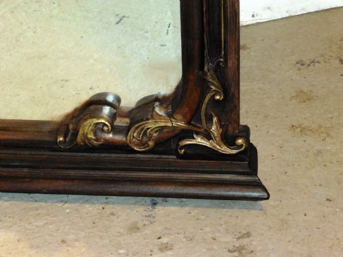 fig 2. A Very Large French Carved Oak Wall Mirror