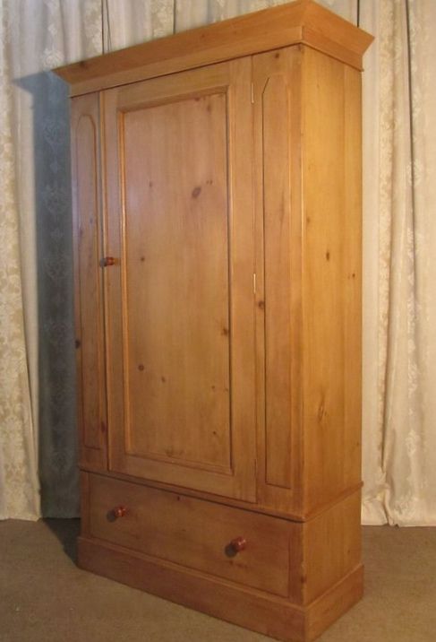 fig 1. A Victorian Stripped Pine Wardrobe