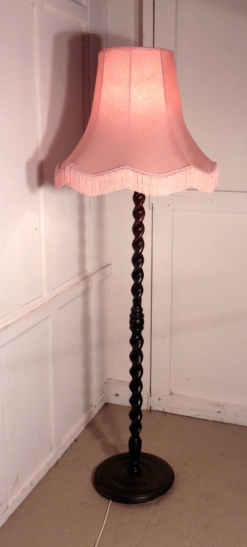Barley Twist Floor Standing Standard Lamp