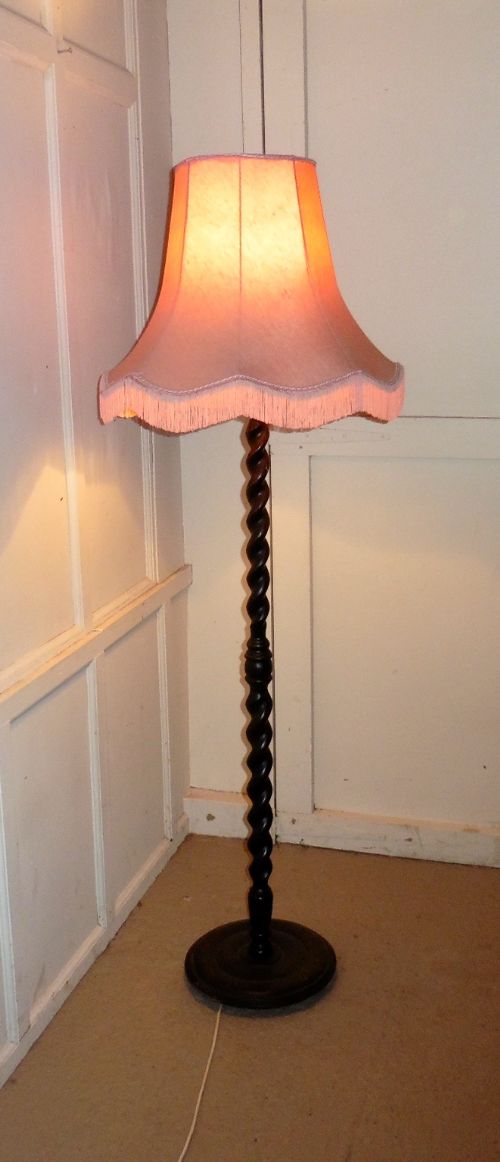 fig 2. Barley Twist Floor Standing Standard Lamp