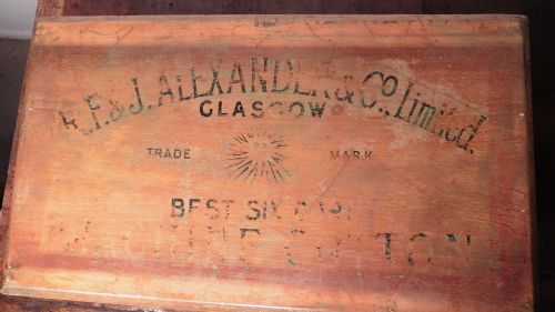 fig 1. Alexanders of Glasgow, Machine Cotton Reel Box Haberdashery Shop Display