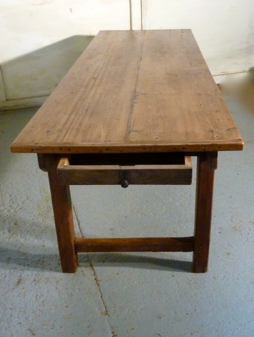 fig 2. A Large French Rustic Pine Table