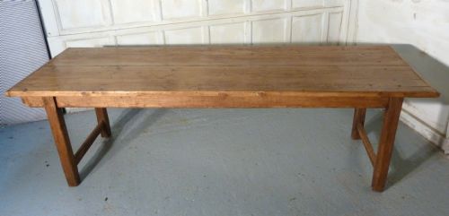 fig 3. A Large French Rustic Pine Table