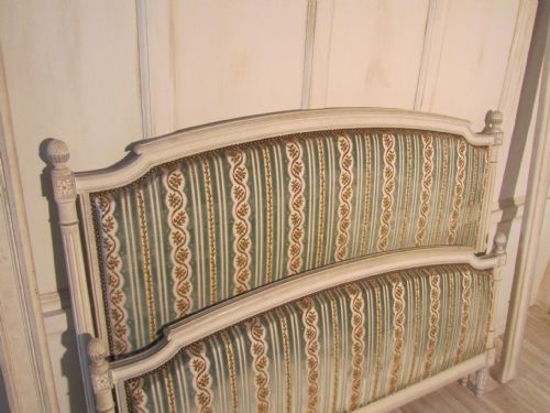 fig 1. French Louis XVI Double Bed, Shabby and Chic