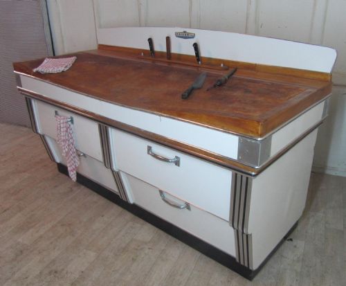 fig 1. Art Deco Butchers Block, Kitchen Island