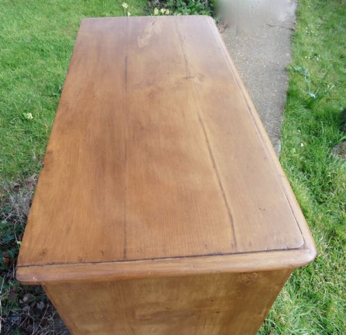 fig 2. A Large Victorian Pine chest of drawers