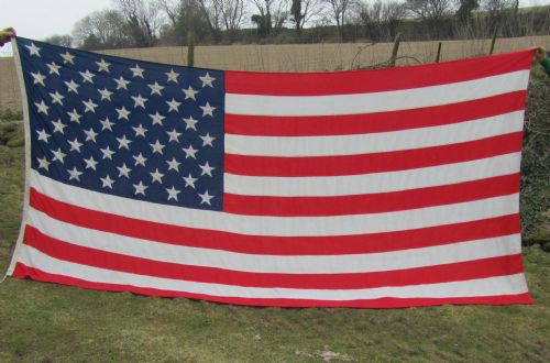 Large 12ft American Vintage Pole Flag