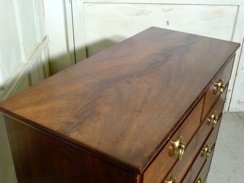 fig 2. Regency Walnut Chest Of Drawers