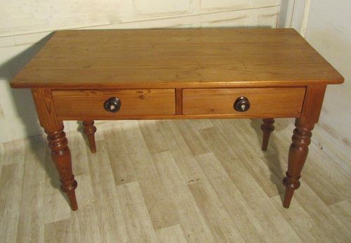 fig 2. An Attractive Victorian Pine Writing or Side Table